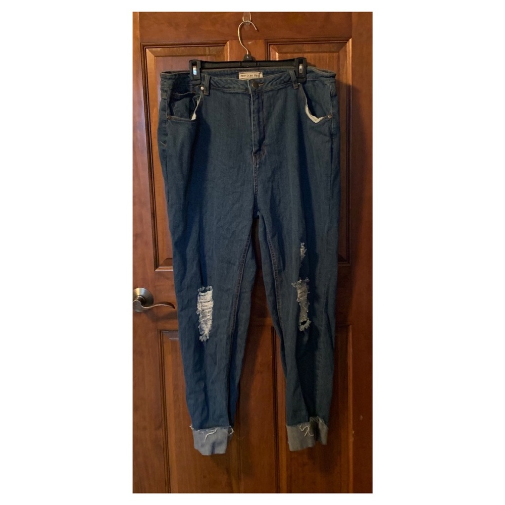 Slightly distressed jeans (never worn)